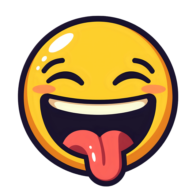 Free transparent PNG: Tongue Out Emoji PNG Clipart  Fun and Playful Design Element