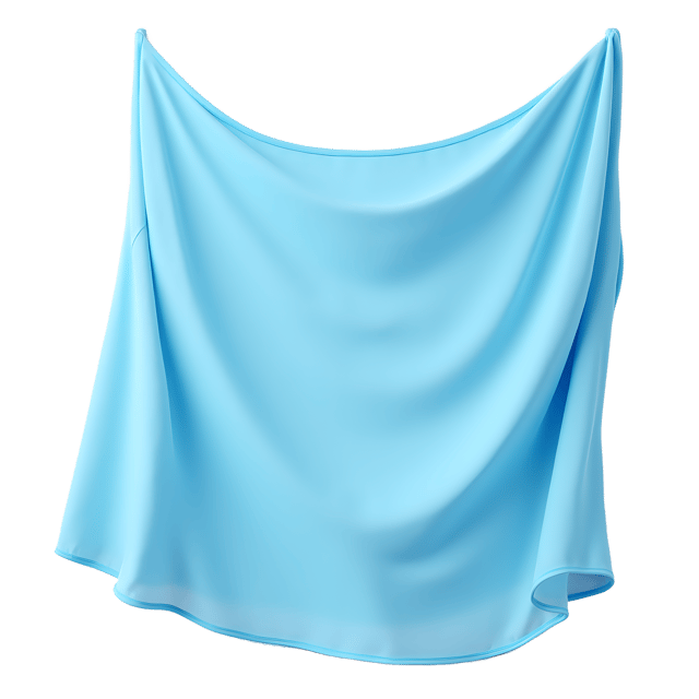 Free transparent PNG: Sky Blue Chiffon Fabric  Free Downloadable PNG Clipart