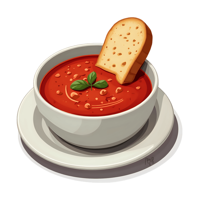 Free transparent PNG: Borscht Soup with Rye Bread  Homestyle Clipart, free png download