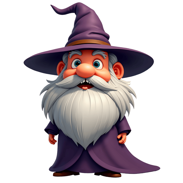 Free transparent PNG: Wizard with Beard  Magic Clipart, free downloadable png