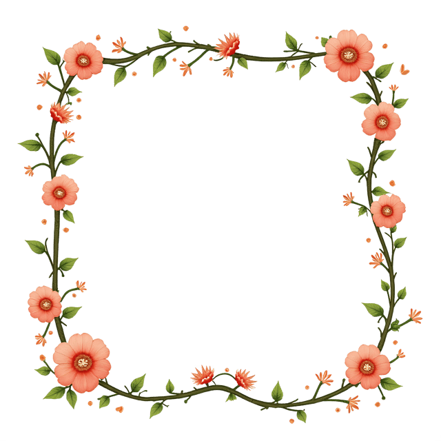 Free transparent PNG: Floral Vine Garland with Twine Knots  Free PNG Download