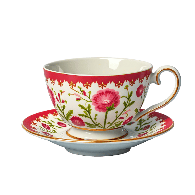 Free transparent PNG: Patterned Tea Cup PNG Clipart  Ideal for Design Projects  Decor
