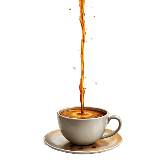Free transparent PNG: Coffee Pour  Golden Stream Artwork, free high-quality png download