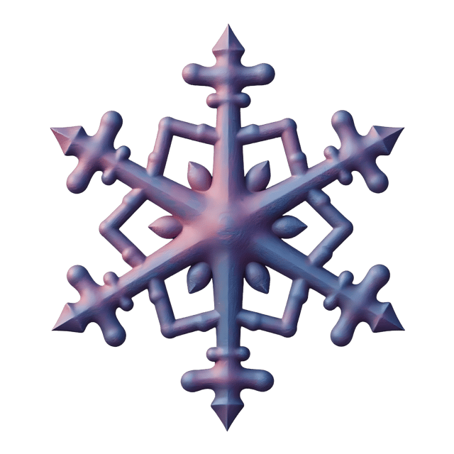 Free transparent PNG: Holographic Snowflake Ornament  Christmas Clipart, free transparent png download