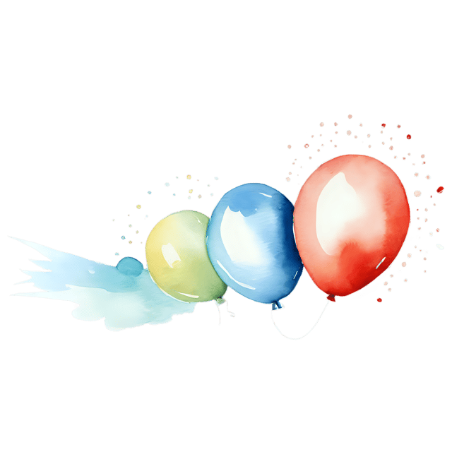 Free transparent PNG: Transparent Watercolor Balloon Illustration – Gentle Animal Clipart