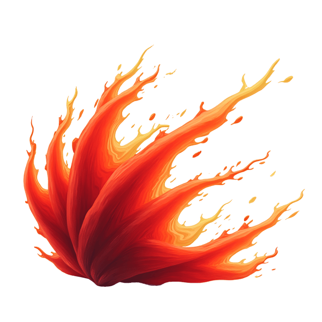 Free transparent PNG: Sizzling Red and Orange Streaks PNG with Transparent Background for Dynamic Visual Design