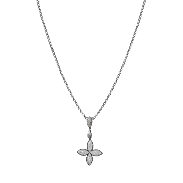 Free transparent PNG: Silver Necklace with Delicate Chain and Pendant Design