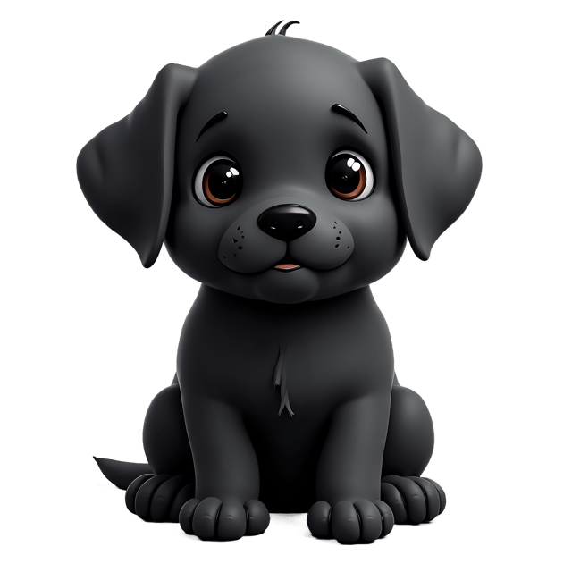 Free transparent PNG: Black Labrador PNG with Transparent Background for Dog Lovers and Pet Illustrations