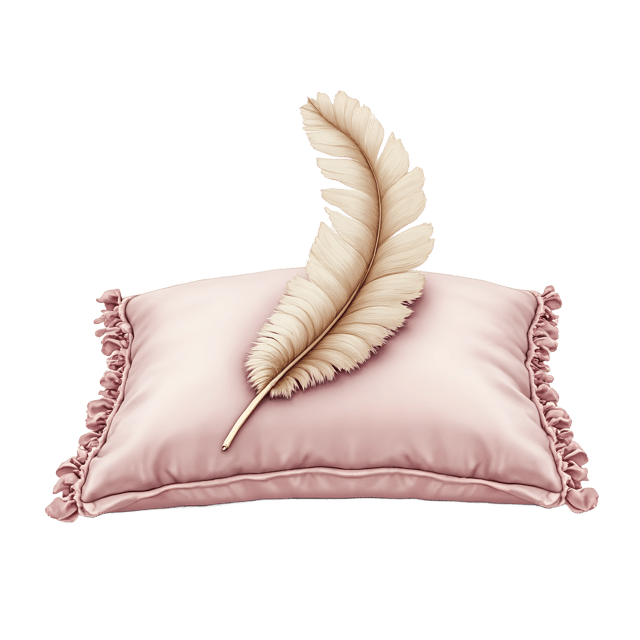 Free transparent PNG: Fluffy Down Feather  Lace Pillow Clipart, free downloadable png