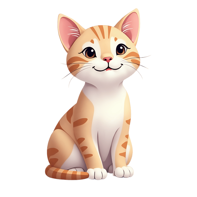 Free transparent PNG: Oriental Shorthair Cat PNG  Elegant Feline Clipart for Animal Lovers  Decor