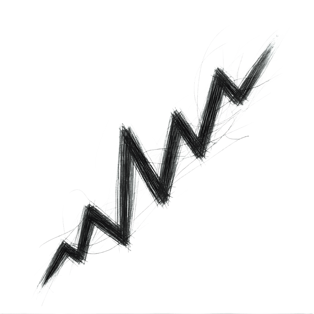 Free transparent PNG: Scribbled Zigzag Pencil Sketch  Artistic Line Drawing, free download png