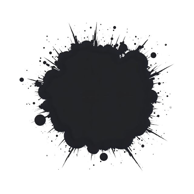 Free transparent PNG: Ink Blot Grunge Texture  Unique Design Element, free png download for creative use