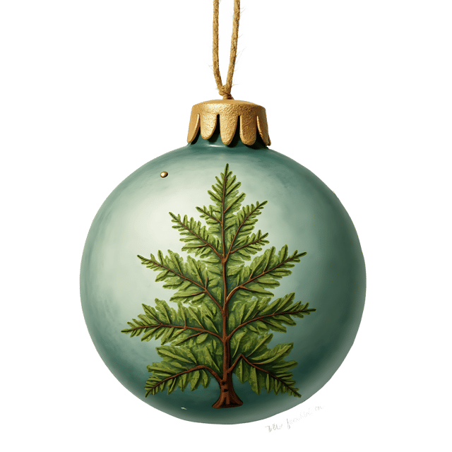Free transparent PNG: Vintage Tree Ornament  Handmade Ceramic Clipart, free transparent png download