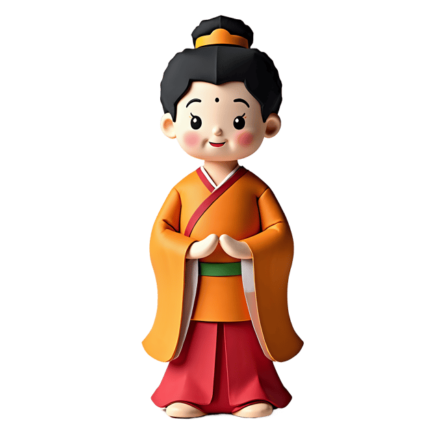 Free transparent PNG: Cultural Attire Portrait PNG  Ideal for Artistic Creations, Decor  Education