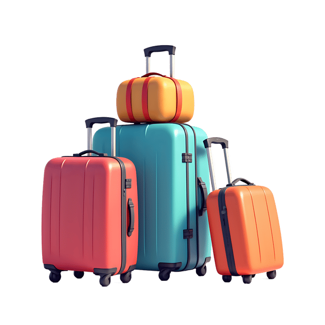 Free transparent PNG: Vacation Luggage Bundle  Travel Clipart, free downloadable png