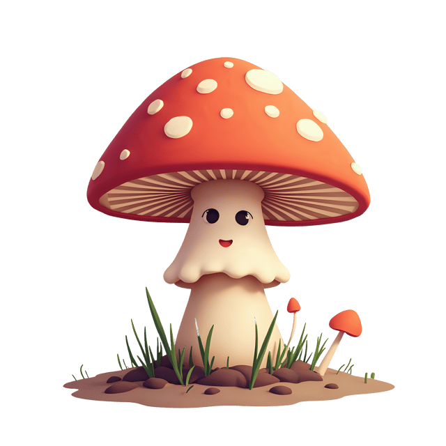 Free transparent PNG: Transparent Background Mushroom PNG Clipart for Nature and Artistic Creations