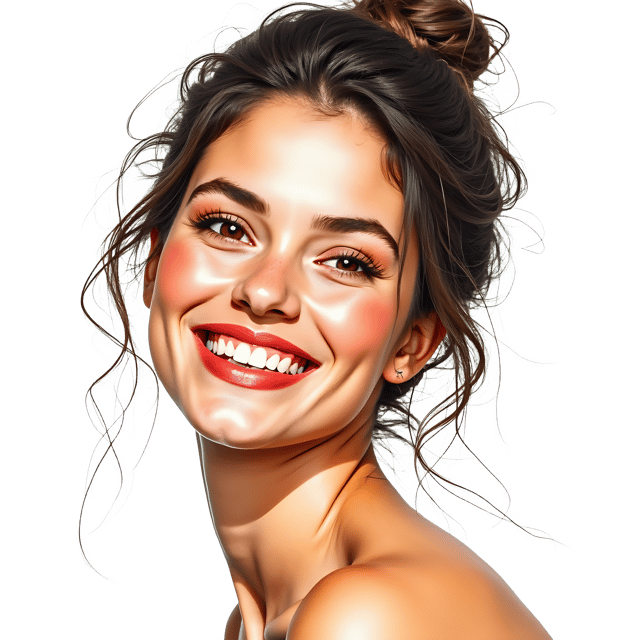 Free transparent PNG: Smiling Woman PNG  Ideal for Portraits, Decor  Marketing