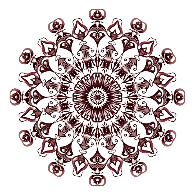 Free transparent PNG: Symmetrical Mandala Design with Delicate Details