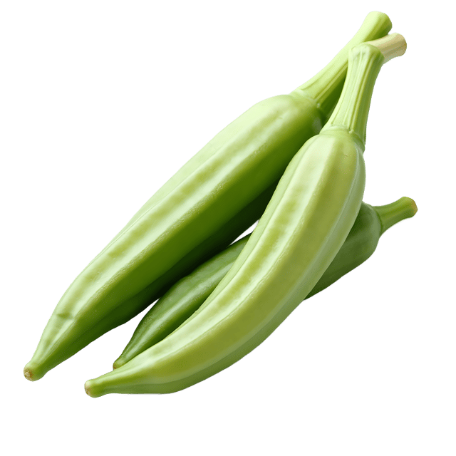 Free transparent PNG: Okra PNG Clipart  Perfect for Southern Cuisine  Garden Themes