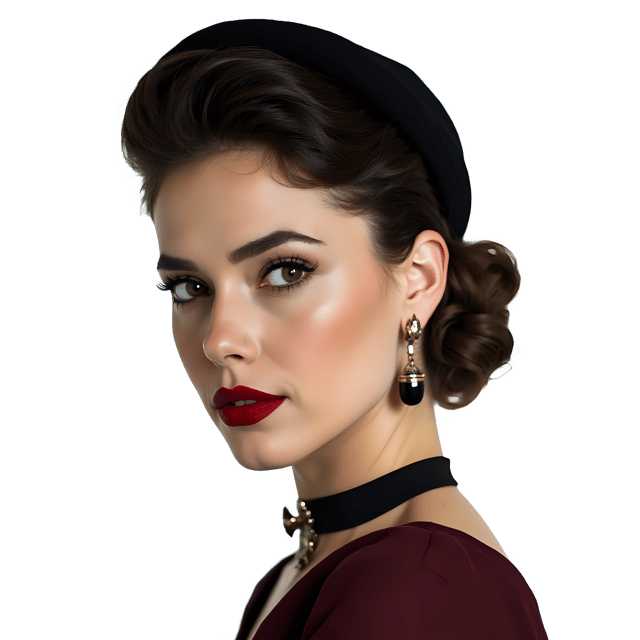 Free transparent PNG: Modern Fashion Portrait PNG Clipart  Perfect for Trendy Design Projects  Marketing