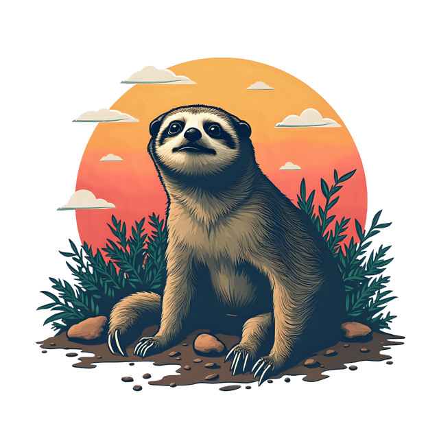 Free transparent PNG: Sloth PNG Clipart  Perfect for Relaxation Themed Designs  Education