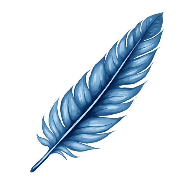 Free transparent PNG: Blue Jay Feather  Nature Clipart, free transparent png download