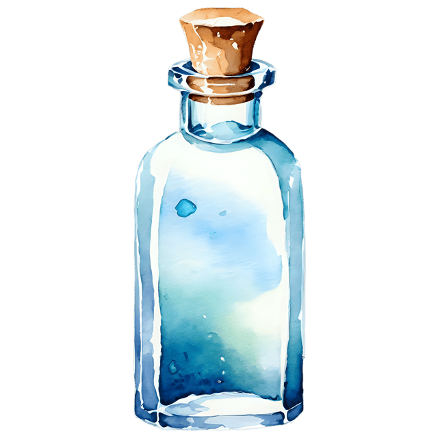 Free transparent PNG: Message in a Bottle Watercolor Illustration – Transparent PNG