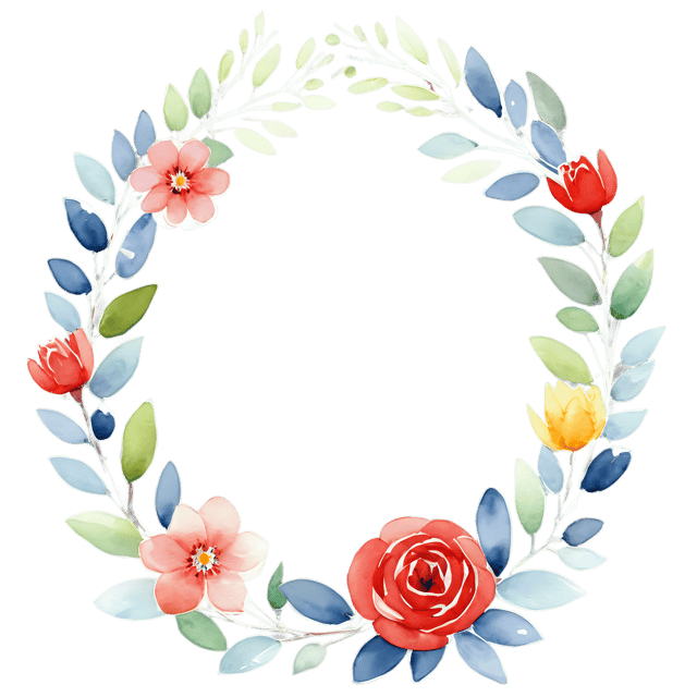 Free transparent PNG: Watercolor Garden Bloom Ornament PNG – Transparent Style Illustration for Decor & Crafts