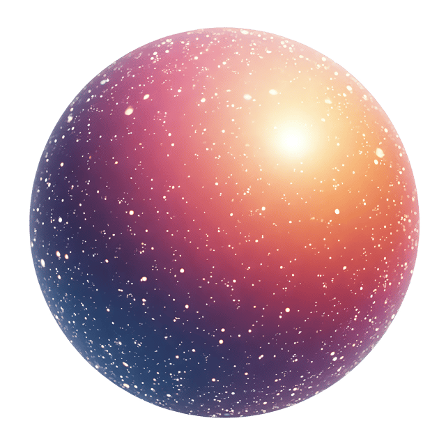 Free transparent PNG: Sparkly Round Ornament  Ombre Fade Decorative Clipart, Free PNG Download