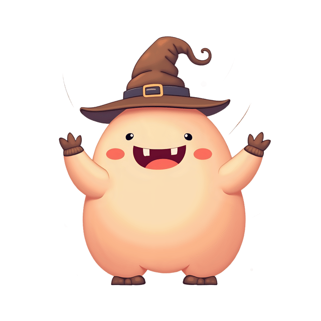 Free transparent PNG: Peach Monster PNG with Transparent Background for Creative Uses