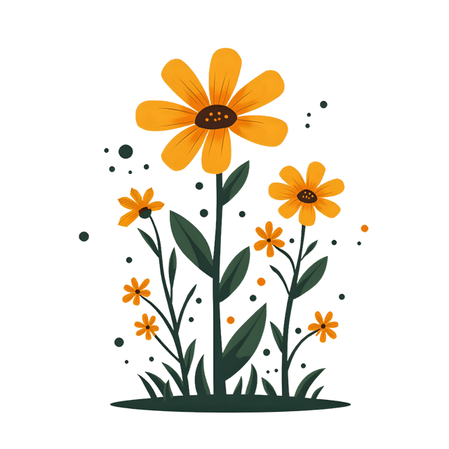 Free transparent PNG: Wildflower Number Seven  Nature Clipart, free transparent png download