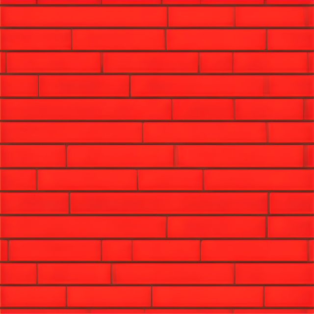 Free transparent PNG: Smooth Red Bricks in Straight Pattern PNG with Transparent Background for Decorative Use