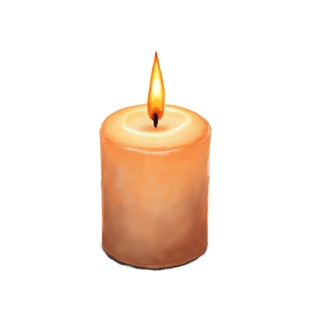Free transparent PNG: Burning Candle  Nighttime Clipart, free downloadable png