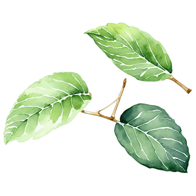 Free transparent PNG: Watercolor Fig Tree Transparent PNG – Gentle Illustration for Nursery Decor & Artwork
