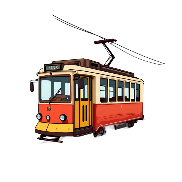 Free transparent PNG: Vintage Cartoon Trolley PNG Clipart  Perfect for Transportation Themed Designs  Crafts