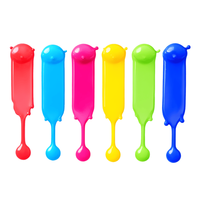 Free transparent PNG: Vibrant Color Drip Art on Transparent PNG Background