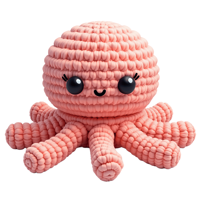 Free transparent PNG: Amigurumi Octopus  Crochet Animal Clipart, free png download