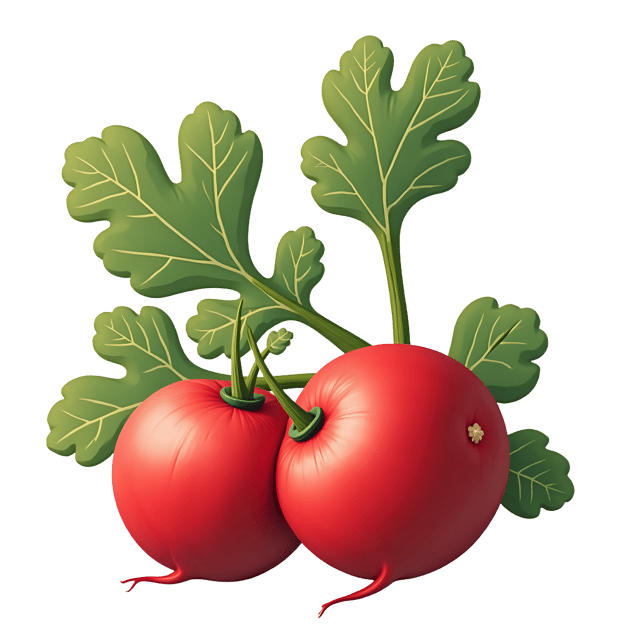 Free transparent PNG: Radish PNG Download  Perfect for Kitchen Scenes, Gardening  Food Projects