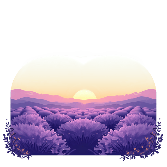Free transparent PNG: Lavender Fields Transparent Background PNG for Nature and Decor
