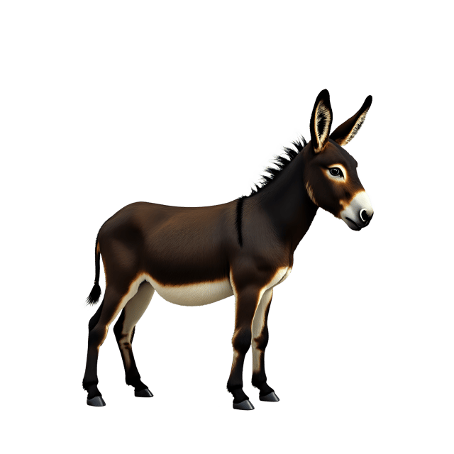 Free transparent PNG: Donkey PNG Clipart  Ideal for Farming  Animal Projects