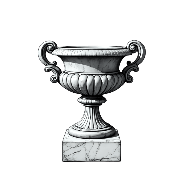 Free transparent PNG: Marble Garden Urn  Classic Decor Clipart, free png download
