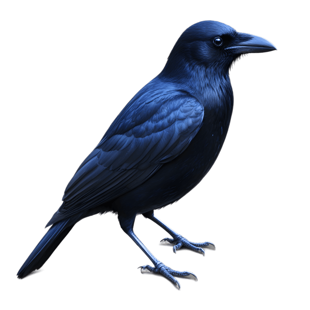 Free transparent PNG: Crow Bird Transparent Background PNG Image for Art and Design
