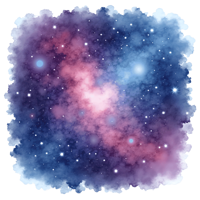 Free transparent PNG: Fading Star Light Under Nebula  Space Theme PNG, free download clipart