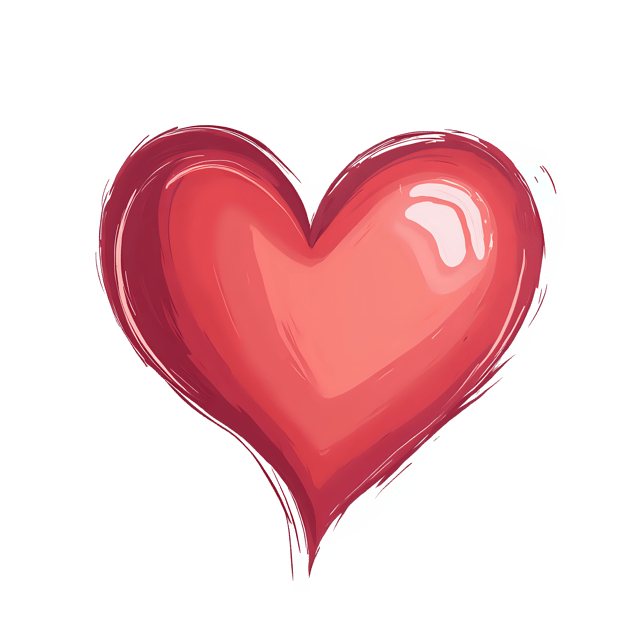 Free transparent PNG: Heart Outline  Hand Drawn PNG Clipart, free download