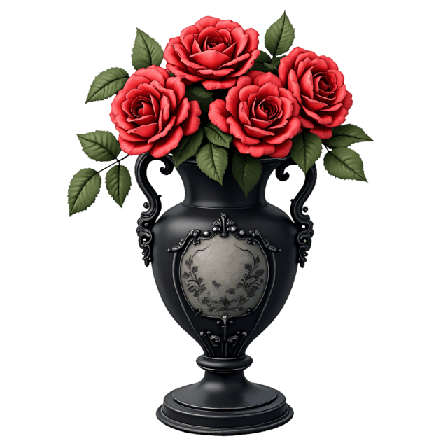 Free transparent PNG: Victorian Gothic Vase  Elegant Clipart, Free Downloadable PNG