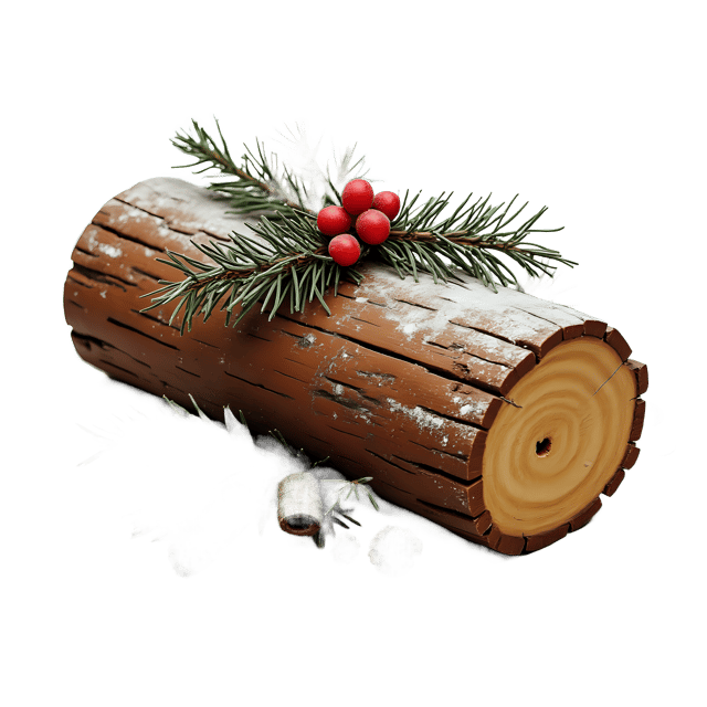 Free transparent PNG: Yule Log PNG Clipart  Perfect for Holiday Decor  Crafts