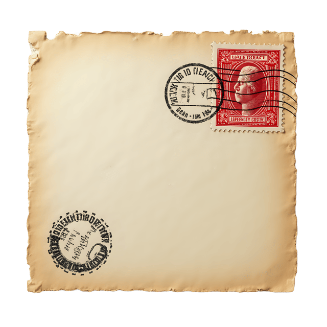 Free transparent PNG: Stamp from Old Letter  Vintage Clipart, free download png