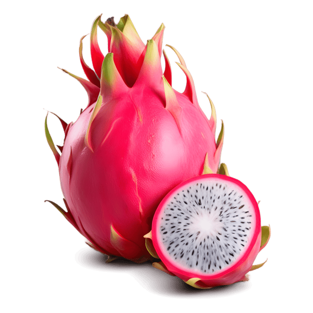 Free transparent PNG: Dragon Fruit PNG Transparent Background for Tropical Fruit and Botanical Design