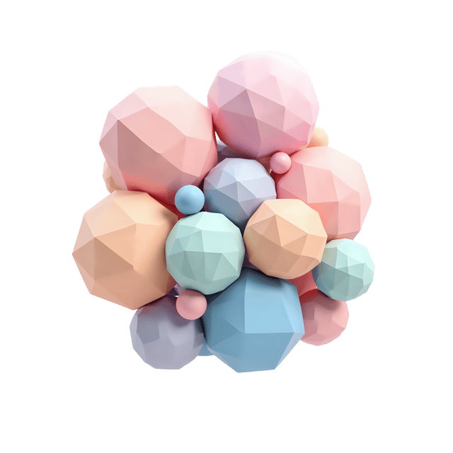 Free transparent PNG: Geometric Shape Cluster  Pastel Tones Clipart, free download png