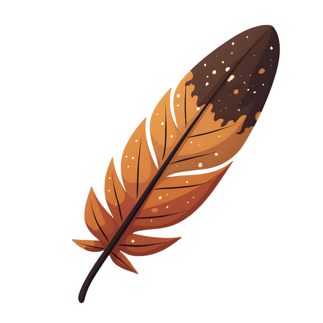 Free transparent PNG: Speckled Wing Feather  Nature Clipart, free transparent png download